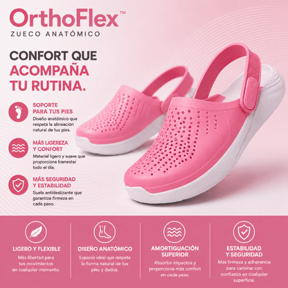 Zueco Anatómico OrthoFlex™ - Comodidad y Ligereza en Cada Paso