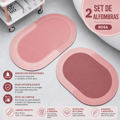 Alfombra de Baño Premium HydraMat™ – Tecnología de 4 Capas con Secado Instantáneo