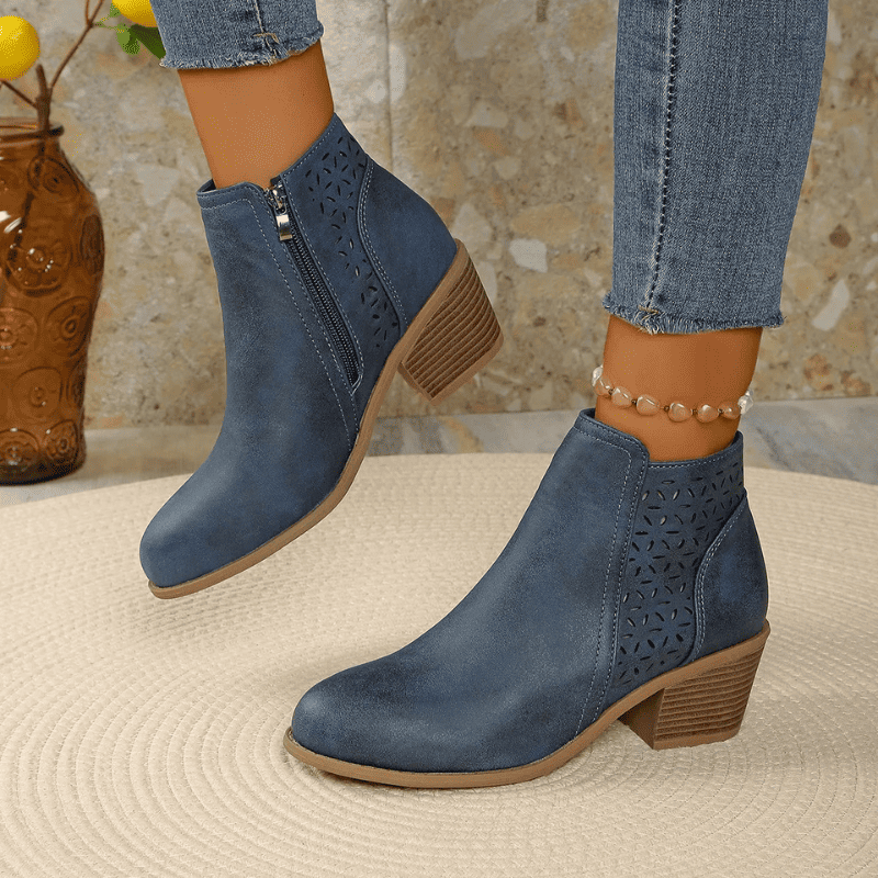 Bota Ortopédica de Cuero para Mujer – Alivio en Cada Paso