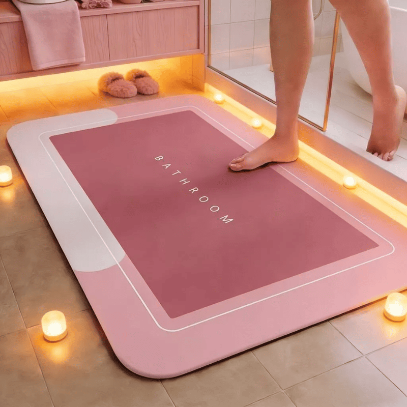 Alfombra de Baño Premium HydraMat™ – Tecnología de 4 Capas con Secado Instantáneo