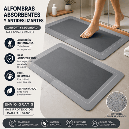 Alfombra de Baño Premium HydraMat™ – Tecnología de 4 Capas con Secado Instantáneo