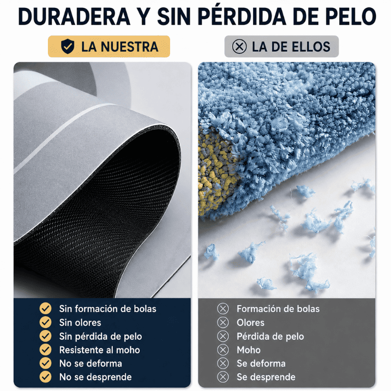 Alfombra de Baño Premium HydraMat™ – Tecnología de 4 Capas con Secado Instantáneo