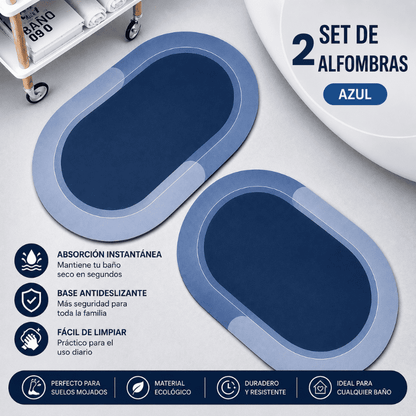 Alfombra de Baño Premium HydraMat™ – Tecnología de 4 Capas con Secado Instantáneo