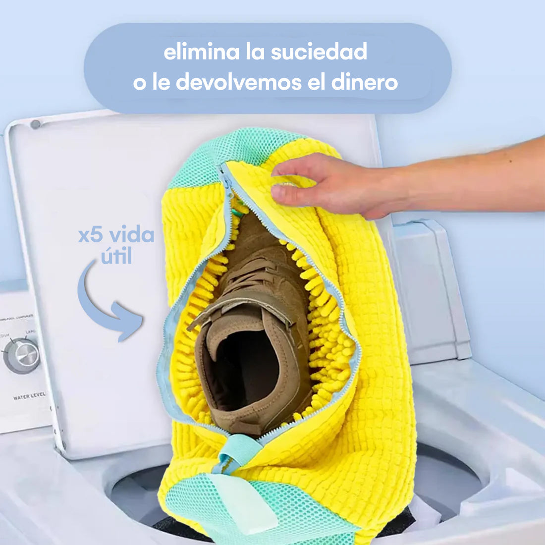 Bolsa para lavar zapatos