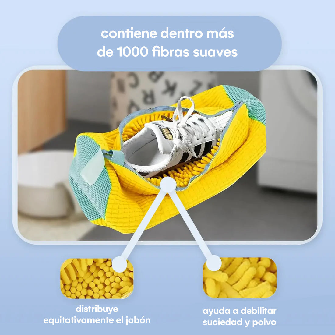 Bolsa para lavar zapatos